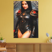 Proef van de wilde Rozen 031 Canvas Afdruk (Insitu (Woonkamer))