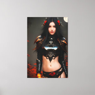 Proef van de wilde Rozen 083 Canvas Afdruk