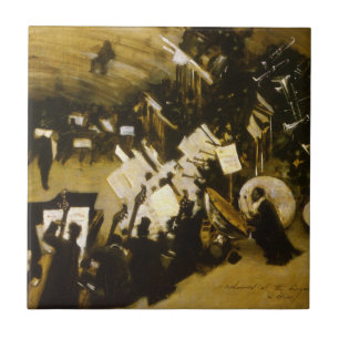 Proef van het Pasdeloup Orkest door JS Sargent Tegeltje