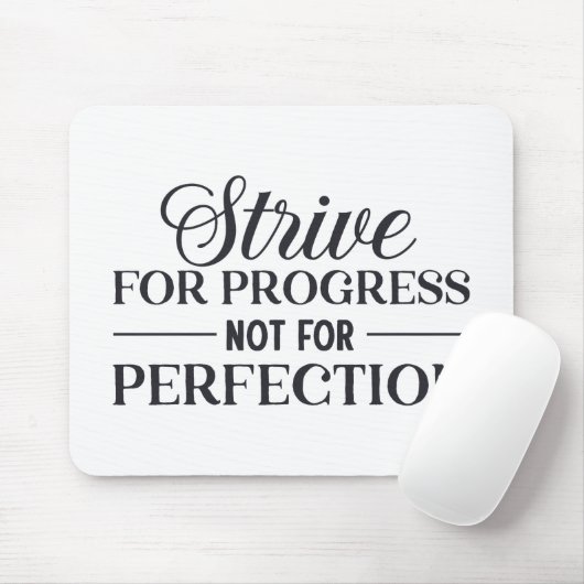 Proef vooruit en perfectioneer niet muismat (Met muis)