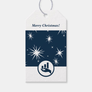 Proefabonnement Financiële planner Merry Kerstmis Cadeaulabel