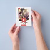 Proefabonnement Youtube-kanaal Flyer (Hand)