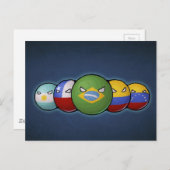 Proefballetjes voor Zuid-Amerika Briefkaart (Voorkant / Achterkant)