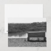 Proefbank voor zwarte en witte afbeelding briefkaart (Voorkant / Achterkant)