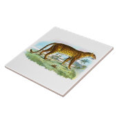  proefdier Leopard Tegeltje (Zijkant)