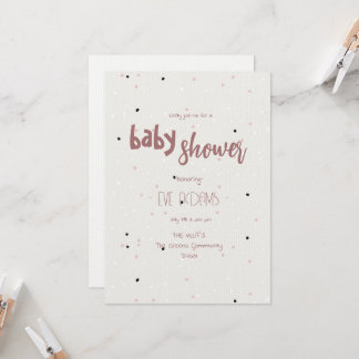 Proefgesprek Collectie Baby shower uitnodiging
