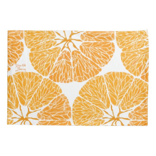 Proefgevallen - Oranje dat je blij bent. . . Kussensloop (Achterkant)