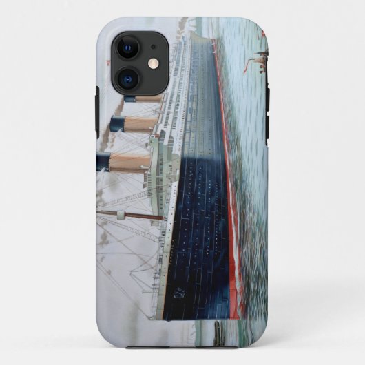 Proefproeven met zee van RMS Titanic Case-Mate iPhone Case (Achterkant)