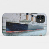Proefproeven met zee van RMS Titanic Case-Mate iPhone Case (Achterkant (horizontaal))