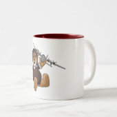 Proefproject Beer Koffie-Mok Tweekleurige Koffiemok (Voorkant rechts)