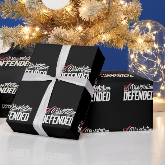Proefschrift Verdedigd Promovendus Afstuderen Cadeaupapier (Feestdagen)