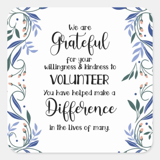 proeftijdkaart vierkante sticker (Voorkant)