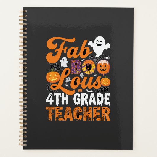 Prof enseignant de 4e année Halloween Fab-BOO-Lous (Devant)