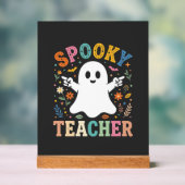 Prof Enseignant Fantôme Mignon Halloween Création_ (Neutre)