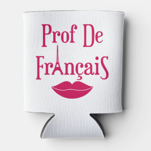 Prof. Francais Franse leraar Madame Women Blikjeskoeler