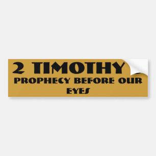 Profectie voor onze ogen bumpersticker