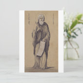 Profeet Elia Vader van Karmelieten Kaart (Staand voorkant)