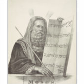 Profeet Mozes met de tabletten van de wet Sticker (Voorkant)