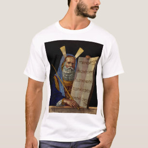 Profeet Mozes met de tabletten van de wet T-shirt