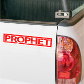 Profeet Stempel Bumpersticker (Op Truck)