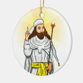 Profeet van de Magi Holiday Ornaments Keramisch Ornament (Links)