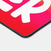 Professeur à domicile | Texte Design Orange Rouge (Coin)