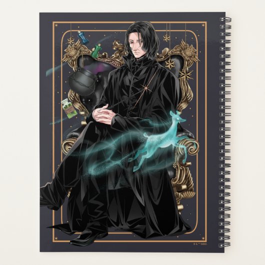 Professeur Anime Severus Snape assis (Dos)