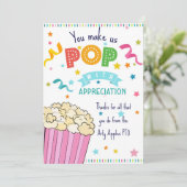 professeur appréciation pop-corn carte de remercie (Debout devant)