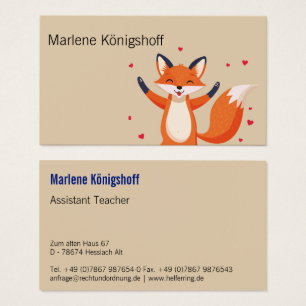 Professeur assistant Retro Fox