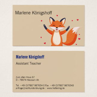 Professeur assistant Retro Fox