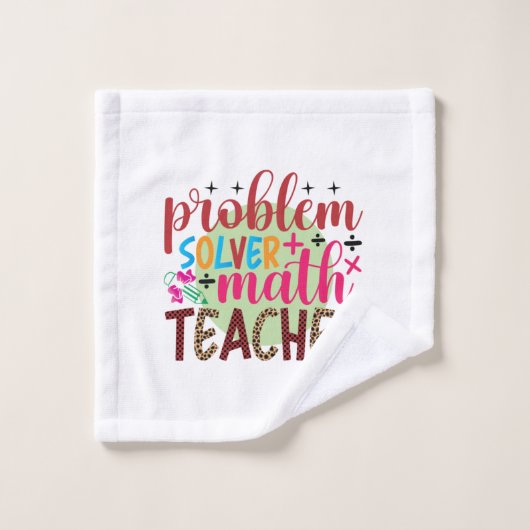 Professeur Cadeaux | Enseignant en mathématiques d (Gant de toilette)