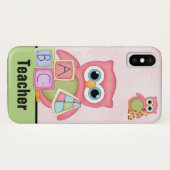 Professeur - Coque iPhone X (Dos (Horizontal))