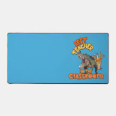 Professeur d'art dinosaure drôle Créatif en classe (Recto)