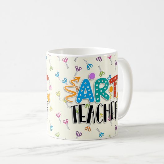 Professeur d'art Mug (Devant droit)