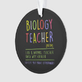 professeur de biologie, biologiste, enseignement d (devant)