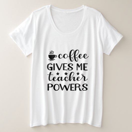 Professeur de café drôle pouvoirs (Design devant)