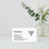 Professeur de carte de visite (Debout devant)