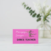 Professeur de danse Chorégraphe Danseur Carte de v (Debout devant)