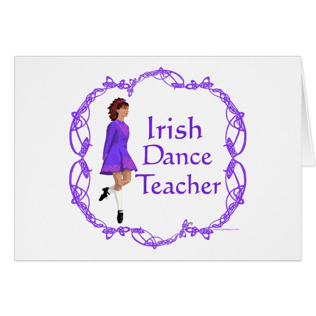 Professeur de danse step Irlandaise - Violet (Devant horizontal)