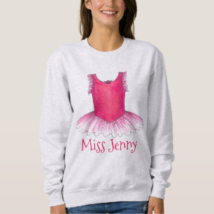 Professeur de danse Tutu personnalisé Sweatshirt d