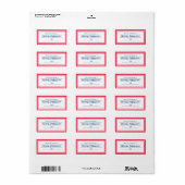 professeur de étiquette rétro book (Feuille entière)