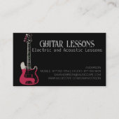 Professeur de guitare | Appel de leçons électrique (Devant)