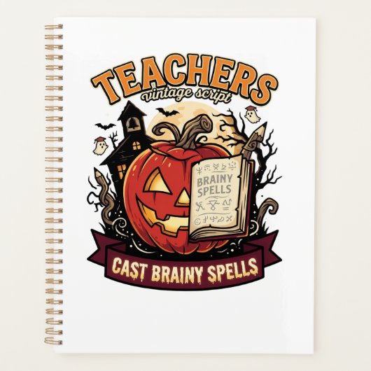 Professeur de Halloween Cerveau Magique (Devant)
