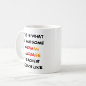 professeur de langue allemande, stupéfiant Mug (Devant gauche)