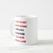 professeur de langue cornoise, énorme tasse de caf (Devant gauche)