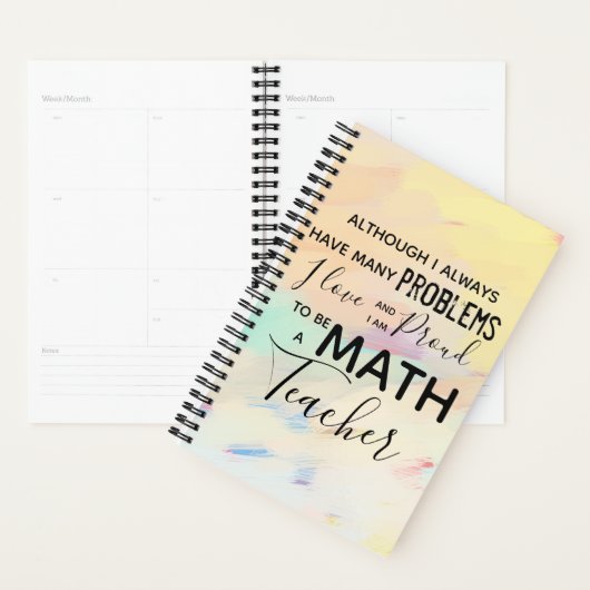 Professeur de mathématiques (Devant avec enveloppe)