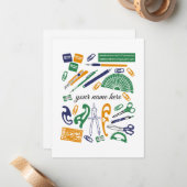 Professeur de mathématiques personnalisé Cartes po (Devant/Arrière en situation)