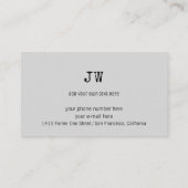 professeur de musique carte de visite avec note mu (Dos)