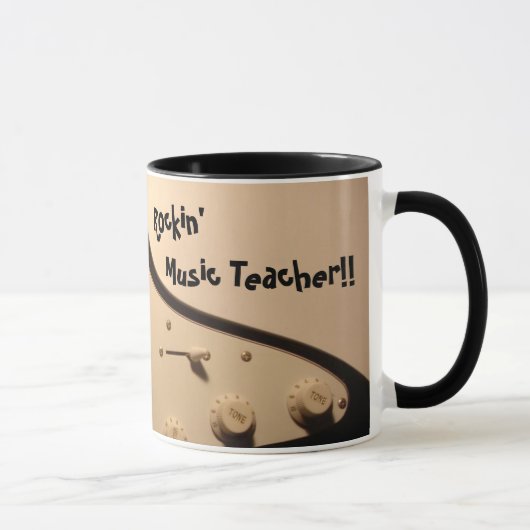 Professeur de musique de Rockin ! ! Tasse de (Droite)
