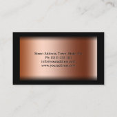 Professeur de musique guitare Carte de visite Brow (Dos)